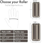 ONO Roller - Handheld Fidget Toy for Adults | Help Relieve Stress, Anxiety, Tension | Promotes Focus, Clarity | Compact, Portable Design | Titanium Junior