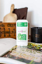 Natural Deodorant Stick - Tea Tree - EWG Verified™ - Vegan, Cruelty Free - No Aluminum, No Parabens - Essential Oils