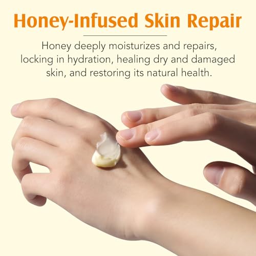 Beef Tallow for Skin, Beef Tallow for Face, Organic Beef Tallow Face Moisturizer, Natural Tallow and Honey Balm, Pure Beef Tallow Moisturizer Body, Grass Fed Beef Tallow, All Skin Types 4.2 Oz