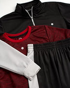 RBX Boys' Jogger Set - 3 Piece Tricot Sweatshirt, Sweatpants, and T-Shirt Tracksuit (8-12)