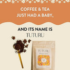 Organic Dirty Chai Ground Coffee - Medium Roast, Organic Flavored Coffee - Real Chai Spices - Smooth Low Acid - Perfect for Drip, Pour Over or Cold Brew - 8 oz, 22 Servings