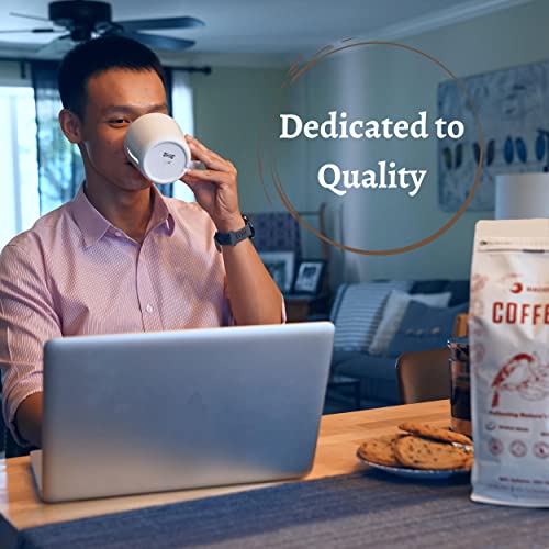 Birdee Vietnamese Coffee – 1 LB, Medium Roast Whole Bean, Arabica and Robusta, Hand-Picked, Resealable Bag, Smooth Flavor, Low Acid, High Caffeine, Single-Origin