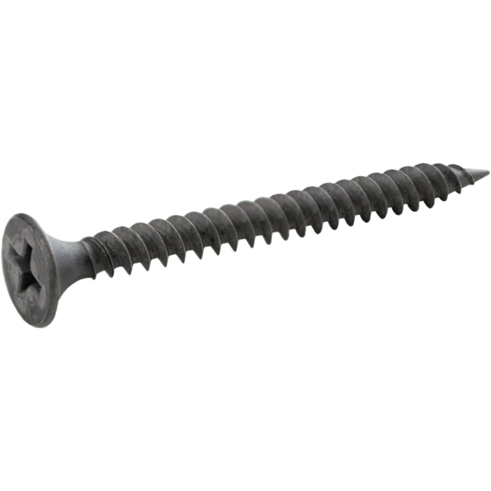 Grip-Rite Fine Thread Drywall Screws - #2 Phillips Bugle Head - Sharp Point - Attach Drywall to Steel Studs - Phosphate Coated - #6 X 1-5/8" - 5 Lb Box - 1190 Count - 158DWS5