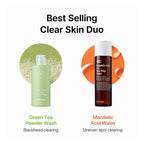 BY WISHTREND] Green Tea & Enzyme Powder Face Wash, All-in-one, Hydrating daily facial cleanser and Gentle exfoliator for pores and blackheads (3.88 Ounce (Pack of 1))