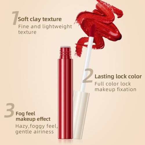 Matte Liquid Lipstick Set, 12 Colors Velvet Lip Glosses Kit, Waterproof Long Lasting Colored Lip Stain High Pigmented Moisturizing Black Lipstick Lip Makeup for Women Girls