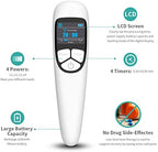 Cold Laser Therapy Device for Dog Veterinary, Handhold, Low Level Laser Red Light Therapy for Human Pain Relief Knee, Joint, Muscle, 4 Power/4 Timer, 3X 808nm + 13x 650nm