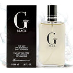 PB ParfumsBelcam G e��u Black Eau De Toilette Spray for Men ��� 100 mL Affordable, Long-Lasting Fresh Aquatic Fragrance & Spicy Aquatic Scent with Sandalwood & Patchouli for Day & Night Use