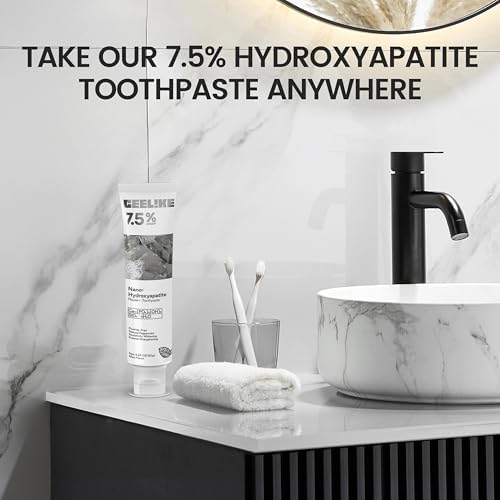 CEELIKE Hydroxyapatite Toothpaste for Advanced Enamel Protection, Gentle and Effective Formula, Fluoride-Free Toothpaste for Sensitive Teeth, 4.23oz (3)