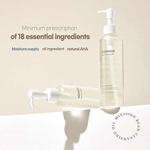 mixsoon Bean Cleansing Oil 6.59 fl oz / 195ml + Bean Essence 1.69 fl oz/50ml