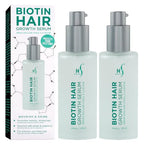 Herstyler Biotin Hair Serum for Women - for Dry and Damaged Hair - Boosts Shine, Hair Growth, Thickening - Non Greasy - 2 Fl. Oz. (2 Pack)