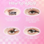 FADLASH Lash Extension DIY Kit Volume Fluffy Lash Clusters D Curl Cluster Lashes with Lash Bond and Seal Lash Tweezers for DIY Eyelash Extension at Home for Self Use（Kit 100D-0.07D-12-18MIX）