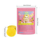 Turmeric Kojic Acid Cleansing Pads, Vitamin B5, Vitamin C Helps Balance Skin, 40 Pads Sugar Turmeric Cleansing Pads for Face