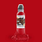 World Famous Tattoo Ink - Sailor Jerry Red Tattoo Ink - Professional Tattoo Ink & Tattoo Supplies - Skin-Safe Permanent Tattooing in Bold Shades - Vegan & Non-Toxic (1 oz)