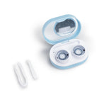 ReO2 Mini Pro Soft Contact Lens Cleaner with Advanced Electrophoresis Technology, with Mirror and Tweezer (Blue)