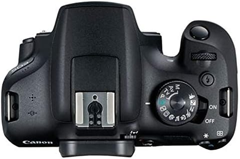 Canon EOS 2000D / Rebel T7 DSLR Camera w/EF-S 18-55mm F/3.5-5.6 Zoom Lens + 64GB Memory, LED Video Light, Case, Gripster Tripod, and More (Essential Bundle) (Renewed)