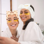 Semato Bachelorette Party Favor Set Bride Spa Headband Bride Headband and Bridesmaid Headband Skincare Headbands for Women Cute Bow Head Bands Party Supplies (1 bride+ 7 leopard)