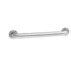 Amazon Basics Bathroom Handicap Safety Grab Bar, 18 Inch Length, 1.5 Inch Diameter, Holds up to 500LBs, ADA Compliant, Stainless Steel