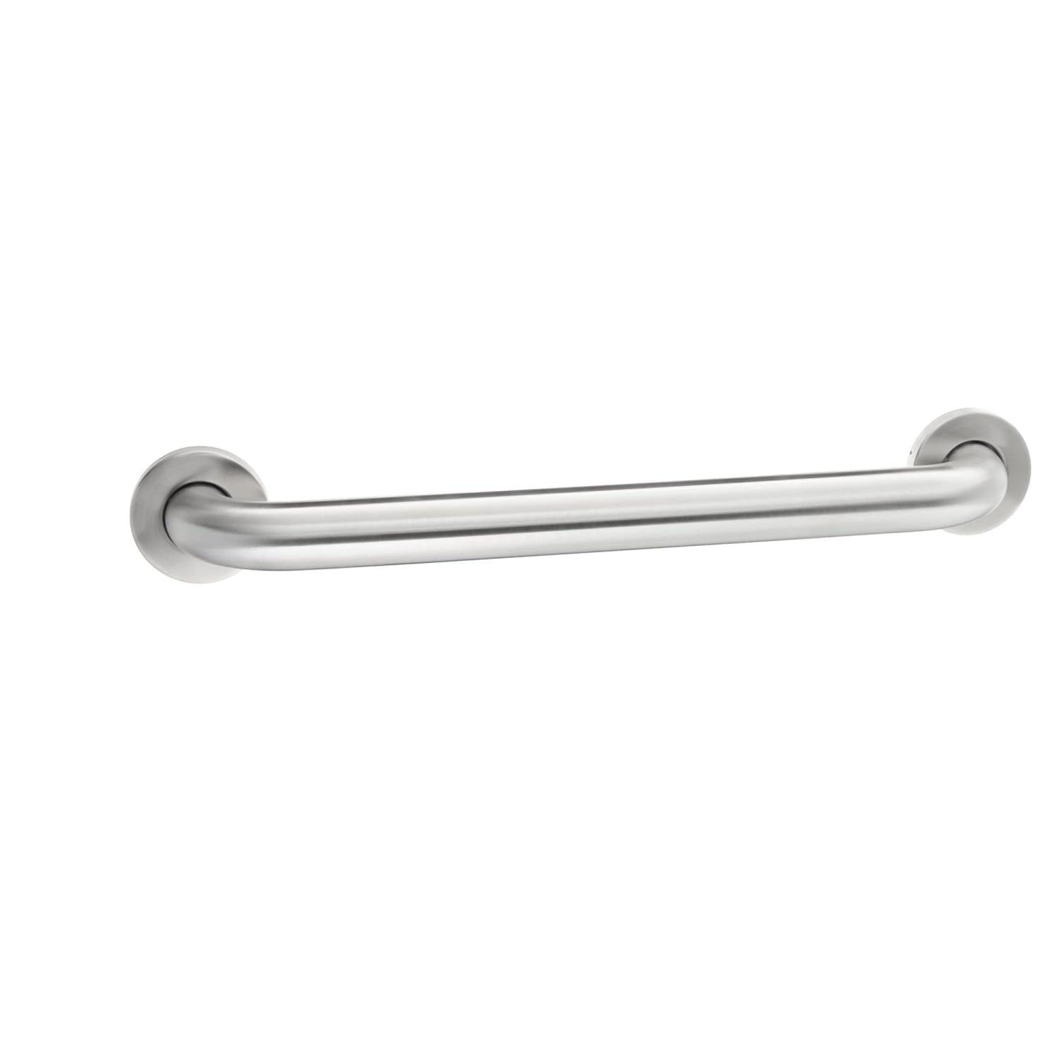 Amazon Basics Bathroom Handicap Safety Grab Bar, 18 Inch Length, 1.5 Inch Diameter, Holds up to 500LBs, ADA Compliant, Stainless Steel