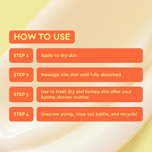 BYOMA Smoothing Body Serum - For Body Breakouts & Textured Skin - Lightweight Body Serum with Succinic Acid & Blue Tansy - Restores Skin Barrier & Soothes Inflammation - 3.4 fl oz