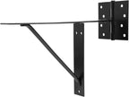 GoldOrcle Anti Sag Gate Kit Heavy Duty No Sag Kit Gate Corner Brace Bracket for Wooden Gate Fence with a Self-Locking Gate Latch (No Sag Kit A - 2Set)