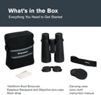 Celestron – Outland X 10x50 Binoculars – Waterproof & Fogproof – Binoculars for Adults – Multi-Coated Optics and BaK-4 Prisms – Protective Rubber Armoring, Black