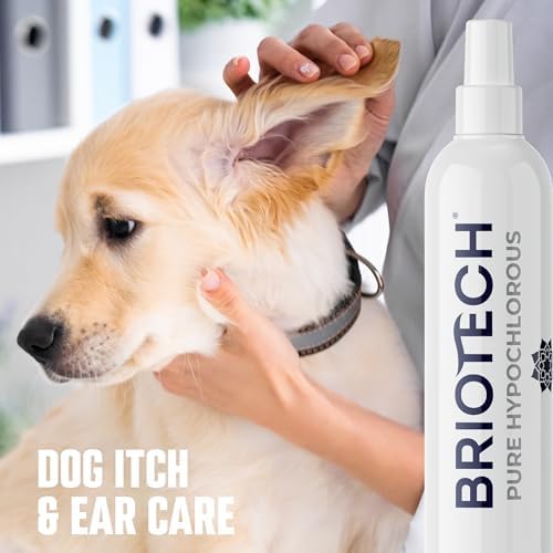 BRIOTECH Pure Hypochlorous Acid Spray and Cleanser, Original Premium HOCl Topical Solution, Multi-Purpose Cleaner, Family Approved & Pet Friendly, 4 fl oz