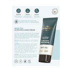 Ultra Rich Hand Cream – Intensive Hydration & Repair for Dry, Chapped Hands | Enriched with Shea Butter, Ceramides, Niacinamide (B3) & Panthenol (B5) (White Tea, 1.7 fl oz, Pack of 5)
