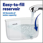Waterpik Sidekick Portable Water Flosser, Perfect for Travel & Home, ADA Accepted, White/Chrome WF-04