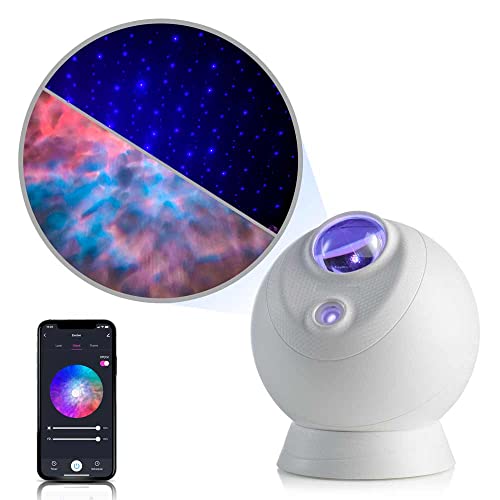 Blisslights Sky Lite Evolve - Star Projector, Galaxy Projector, LED Nebula Lighting, WiFi App, for Meditation, Relaxation, Gaming Room, Home Theater, and Bedroom Night Light Gift (Blue Stars)