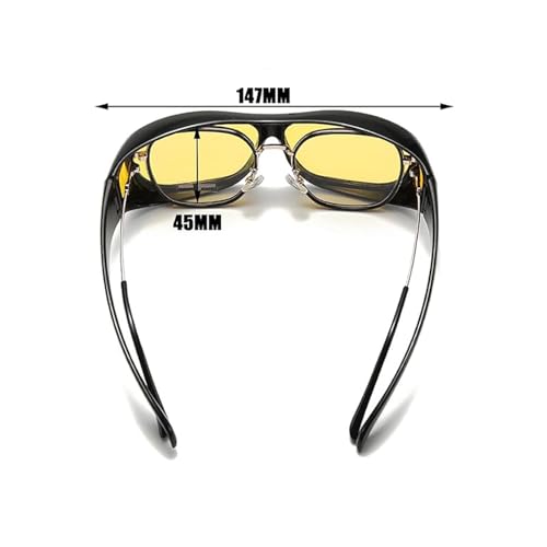 Belsuny Macular Degeneration Glasses for Men/Women,Glasses for Glaucoma, Cataracts and Retinitis Pigmentosa, for aged parent with Macular degeneration,Wrap Around Goggles,Wet Room Glasses.