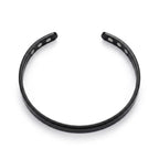 KALM Bracelet, Adjustable Bangle Bracelets for Women, with Gift Box (Black)