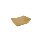 Karat Paper Food Trays Disposable [1 LB - 1,000 ct] Sturdy Food Boats, Leak Resistant | Ideal for Snacks, Nachos and Finger Foods | Kraft