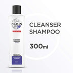 Nioxin Shampoo Sistema #6 Crecimiento de Cabello con Procesos de Decoloración, antifrizz y visiblemente escaso 300 ml