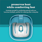 Homedics Smart Space Bubble Mate Collapsible Foot Spa, Heat-Maintaining, Bubble Massage with Pumice Stone and Splash Guard