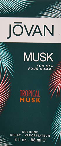 Jovan Tropical Musk for Men 3.0 oz Cologne Spray