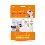 Epielle Pamper Yourself Head-to-Toe Care Kit, 6-Piece Spa Gift Set, Ultimate Full Body Relaxation, Ideal Beauty Gift for Spa Days, Korean Skincare