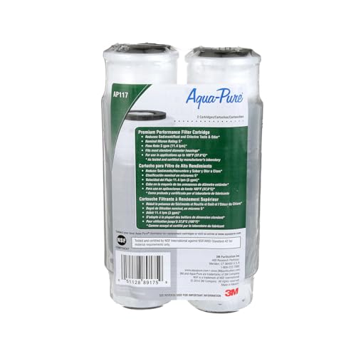 Aqua-Pure ap117 Model AP117NP 5541705 Whole House Standard Diameter Replacement Filter (Pack of 2)