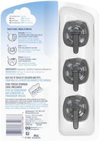 Febreze Car Air Freshener, Odor-Fighting Automotive Vent Clip, Linen & Sky Scent, 3 Count
