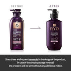 RYO Hair Strength Expert Care Shampoo For Normal&Dry Scalp, Moisturizing Dry Dead Skin Cells, Relieving Itchy and Smelly Scalp, Cleansing, Thickening and Growing For Thinning Hair, 13.53 Fl Oz.
