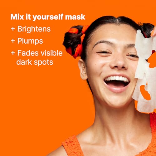 Dr.Jart+ Brightamin™ Brightening Plumping Face Mask with Vitamin C | Korean Skin Care, 1 Pack