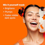 Dr.Jart+ Brightamin™ Brightening Plumping Face Mask with Vitamin C | Korean Skin Care, 1 Pack