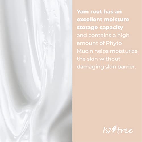 IsNtree Yam Root Vegan Milk Cleanser 220ml, 7.43 fl.oz | Rich & Creamy Texture | Hydrating & Mild | Korean Skincare