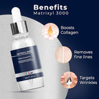 Matrixyl 3000 Argireline Serum with Hyaluronic Acid, Total Package Serum for Anti-Wrinkle, Collagen Boosting, Anti-Aging & face hydrating, Deep Wrinkle Repair & Firming for Fine Lines