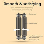 ONO Roller - Handheld Fidget Toy for Adults | Help Relieve Stress, Anxiety, Tension | Promotes Focus, Clarity | Compact, Portable Design | Full Size Titanium