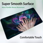 for MTG Game Playmat, for Magic TCG Rubber Play mat,Tabletop Card Playmats with Smooth Surface,Trading Card Inked Game Mat,Battle Game,Glowing Lotu