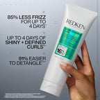 Redken Acidic Bonding Curls Leave-In Treatment For Curly & Coily Hair - Heat Protectant, Repairs & Defines Damaged Curls, Detangles & Conditions