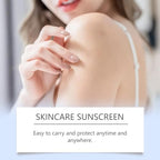 Heartleaf Silky Moisture Sunscreen, Moisture Daily Sunscreen, Korean SPF 50+ PA++++ Clear Filter Sun Essence, No White Cast, Hydrating, Moisturizing, Cools Down, Light Finish, Updated 3pc