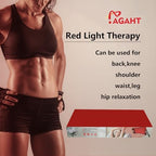 Red Light Therapy Lamp for Body with Adjustable Stand & Holder for Face and Body, 660nm and 850nm Infrared Light Panel Device for Home and Gym Use,130 Beads