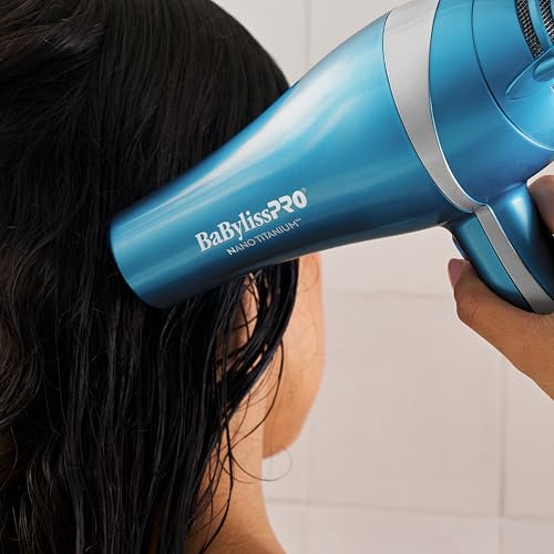 BaBylissPRO Hair Dryer, Nano Titanium 2000-Watt Blow Dryer, Professional/Ionic