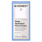 Honest Beauty Deep Hydration Face Cream for Dry Skin, Hydrates and Supports Natural Moisture Barrier, Hypoallergenic, Gentle Sensitive, 1.7 fl oz